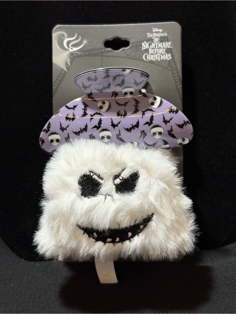 Disney Nightmare Before Christmas Jack Skellington Hair Clip Set NWT